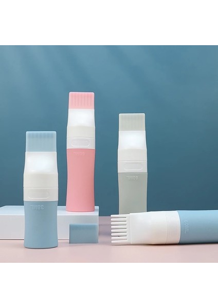 38ML Mavi Boş Saç Boyama Dağıtım Aplikatör Şişeleri 38/60/80ML Şampuan Şişesi Yağ Tarak Büyük Kapasiteli Salon Saç Şekillendirici Aksesuarları (Yurt Dışından) indirimleri