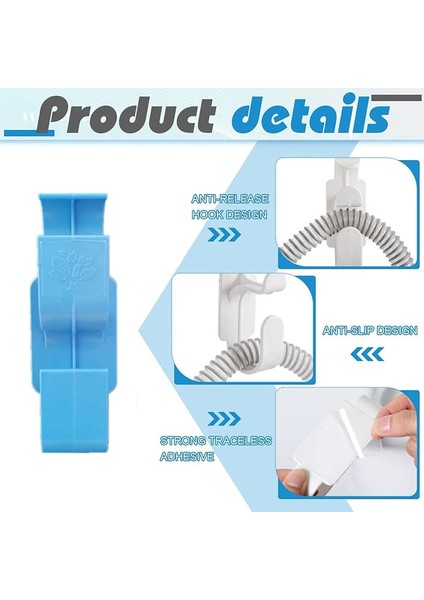 Mavi 1 1 Adet Uyku Ekran Tüpü Temizleme Tutucu Premium Cpap Tüpü Temizleme Sistemi Hortum Askısı Maske Tutucu (Yurt Dışından)