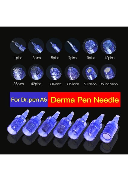 10 Pcs Yuvarlak Nano Ultima Dr. Pen A6 Iğneli Derma Kartuşu 10/20 Pcs Süngü Kalem Iğneleri 9 24 36 Pin Nano Kartuş Otomatik Dr. Kalem A6 (Yurt Dışından)