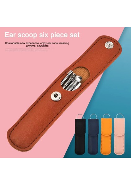 A06 6 Adet 2-7 Adet Kulak Kiri Sökücü Kiti Kulak Toplama Kaşık Seti Kulak Bakımı Temizleme Kulak Tıkaçları Saklama Çantası ile Paslanmaz Çelik Kulak Temizleyici Araçları (Yurt Dışından) fiyatları