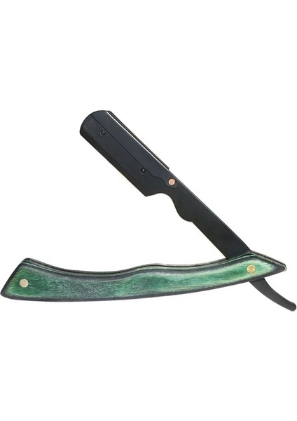 Style6 Yeni Erkek Düz Kenar Berber Jileti Tutucu Saç Tıraş Araçları Güvenlik Jilet Profesyonel Katlanır Bıçak Yüz Sakal Tıraş Makinesi (Yurt Dışından)