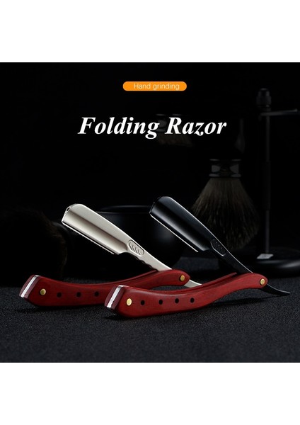 Set 3 Renk Ahşap Saplı Çinko Alaşım Tüy Katlanır Jilet Tıraş Makinesi Tutucu Manuel Sakal Saç Kesimi Jilet Erkekler Için G0718 (Yurt Dışından) fiyatları