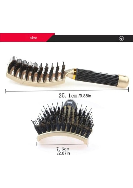 Renkli Kadın Saç Derisi Masaj Tarak Kıl ve Naylon Saç Fırçası Islak Kıvırcık Detangle Saç Fırçası Salon Kuaförlük Şekillendirici Araçları (Yurt Dışından) fırsatları