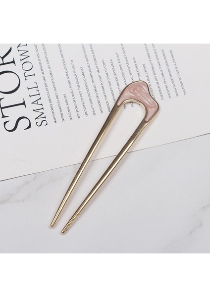 Stil 4 Japonya Minimalist Saç Tokası Alaşım Metal Kabuklu Deniz Hayvanı Kabuğu Saç Sopa Kadınlar Için Şapkalar Kız Saç Araçları Topuz Makinesi Saç Aksesuarları (Yurt Dışından)