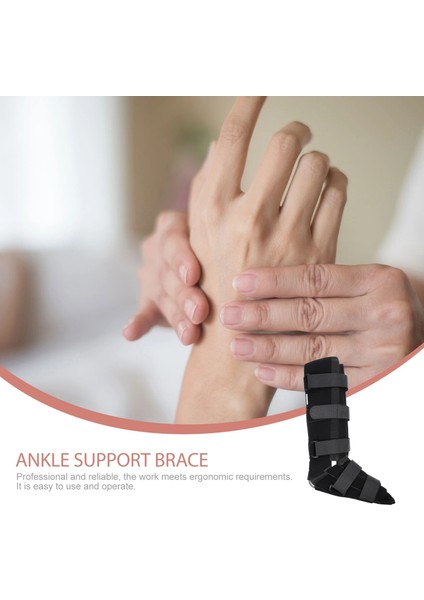 Siyah Önkol Kırığı Sabitleme Ayak Sabitleyici Önyükleme Ayak Bileği Brace Wrap Destek Anti-Rotasyon Ayakkabı Ekici Standı (Yurt Dışından) modelleri