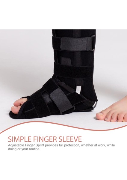Siyah Önkol Kırığı Sabitleme Ayak Sabitleyici Önyükleme Ayak Bileği Brace Wrap Destek Anti-Rotasyon Ayakkabı Ekici Standı (Yurt Dışından) indirimleri