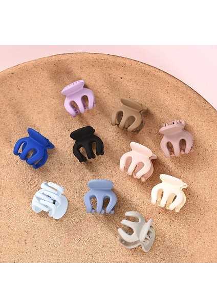 Fildişi 2 Adet Mat Plastik Mini Saç Pençeleri Klipler Yengeç Bebek Kızlar 2cm Küçük Firkete Tokalarım Şapkalar Örgüler Şekillendirici Saç Aksesuarları (Yurt Dışından) fiyatları