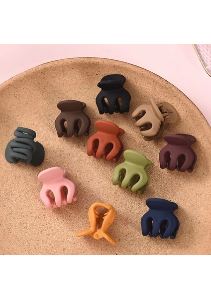 Fildişi 2 Adet Mat Plastik Mini Saç Pençeleri Klipler Yengeç Bebek Kızlar 2cm Küçük Firkete Tokalarım Şapkalar Örgüler Şekillendirici Saç Aksesuarları (Yurt Dışından) modelleri