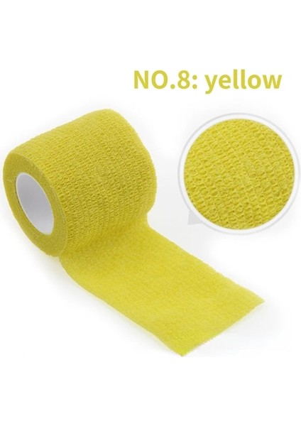 No.8 7.5cmx4.5m Spor Bandaj Elastik Elastoplast Kendinden Yapışkanlı Bant Bilek Korumak Avuç Içi Parmak Kol Omuz Diz Ayak Bileği Evcil Hayvanlar Bacak Dövme Güvenliği (Yurt Dışından) fiyatları