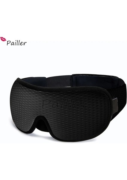 Siyah Yeni Marka 3D Uyku Maskesi Blok Out Işık Uyku Maskesi Gözler Slaapmasker Göz Gölge Körü Körüne Uyku Yardımı Yüz Maskesi Eyepatch (Yurt Dışından) fiyatları
