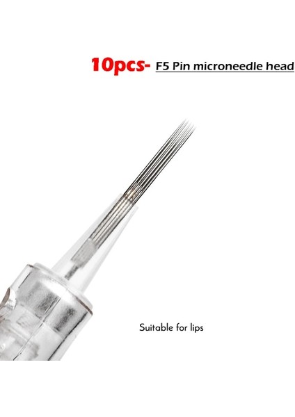 10 Adet F5 Dr. Kalem E30 Kablolu Mikro Iğne Derma Kalem Otomatik Dermapen Cilt Bakım Makinesi 8 Pcs Süngü Iğneler ile 5 Seviye Ayarı (Yurt Dışından)