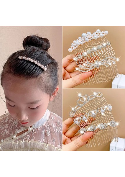 No.11 Rhinestone Inci Tarak Klip Kadın Saç Aksesuarları Patlama Klip Geri Kafa Headdress Kırık Saç Bitirme Araçları Saç Tokası Tokalar (Yurt Dışından) fırsatları