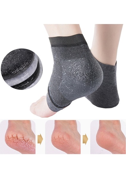 Derin Kahve Jel Topuk Çorap Nemlendirici Spa Jel Çorap Ayak Bakımı Kırık Ayak Kuru Sert Cilt Koruyucu Kuru Topuk Önlemek Ayak Bakımı Araçları 2 Adet (Yurt Dışından) fiyatları