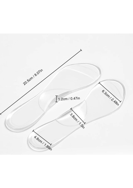 Stil 4 2 Adet Ortopedische Inlegzolen Voor Vrouwen Schoenen Platte Voeten Arch Ondersteuning Silikon Jel Inlegzolen Hoge Hakken Ekler (Yurt Dışından)
