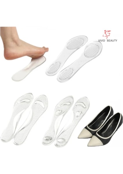 Stil 4 2 Adet Ortopedische Inlegzolen Voor Vrouwen Schoenen Platte Voeten Arch Ondersteuning Silikon Jel Inlegzolen Hoge Hakken Ekler (Yurt Dışından) fiyatları