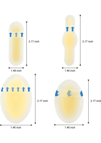 5 Adet B Yeni Styleblister Bandajlar Hidrokolloid Mühür Yapışkanlı Bandajlar Parmaklar, Ayak Parmakları, Topuk Blister Önleme ve Kurtarma, Su Geçirmez, Ince (Yurt Dışından) fırsatları