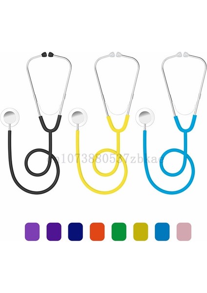 Kırmızı Taşınabilir Çift Kafa Stetoskop Profesyonel Kardiyoloji Stetoskop Doktor Tıbbi Ekipman Öğrenci Veteriner Hemşire Tıbbi Cihaz (Yurt Dışından)
