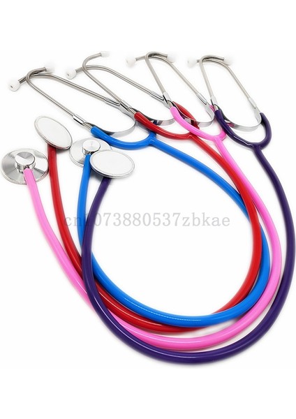 Kırmızı Taşınabilir Çift Kafa Stetoskop Profesyonel Kardiyoloji Stetoskop Doktor Tıbbi Ekipman Öğrenci Veteriner Hemşire Tıbbi Cihaz (Yurt Dışından)
