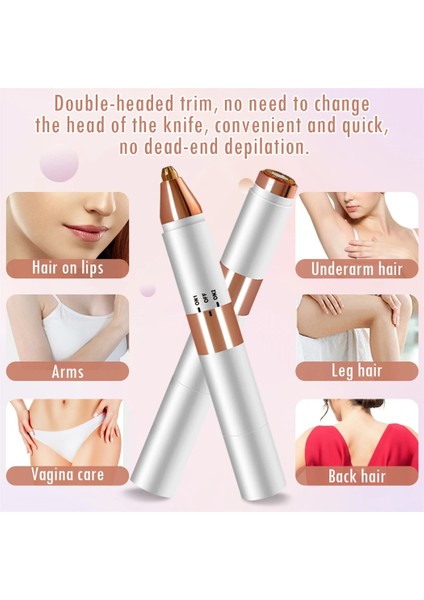 MA002 Ckeyin 2 In 1 Vücut Saç Çıkarıcı Bayanlar Için Şarj Edilebilir Elektrikli Kaş Düzeltici Kol Bacak Bikini Saç Tıraş Makinesi Hassas Bölgeler Için (Yurt Dışından) fırsatları