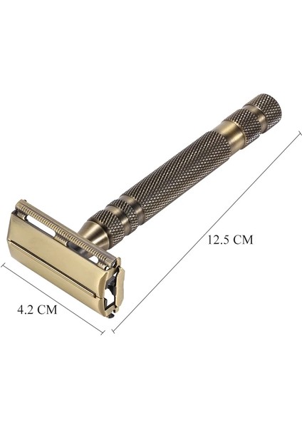 1 Jilet5 BIÇAKLAR1BASE Erkekler Için Kelebek Açık Emniyetli Tıraş Makinesi 5 Bıçaklı Emniyetli Tıraş Makinesi Tüm Çift Kenarlı Tıraş Bıçaklarına Uygun (Yurt Dışından) modelleri