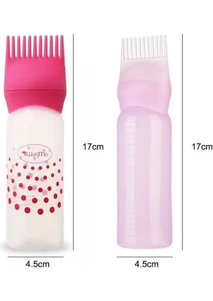 Siyah 1 Adet Saç Boyası Aplikatör Şişeleri Plastik Doldurulabilir Boyama Şampuan Şişesi Yağ Tarak Fırça Şekillendirici Aracı Saç Boyama Saç Araçları (Yurt Dışından) fiyatları