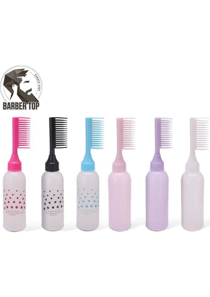 B 170 ml Saç Boyası Aplikatör Şişeleri Plastik Şampuan Şişesi Saç Boyama Leke Aracı Kuaförlük Malzemeleri (Yurt Dışından)