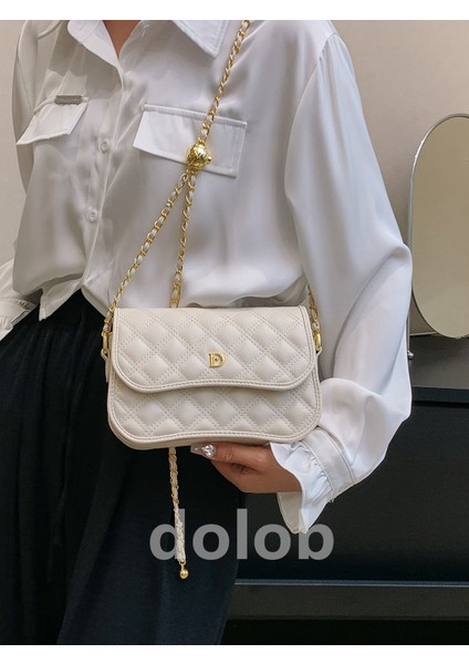 Xiaoxiang Tarzı Eşkenar Dörtgen Zincir Küçük Kare Çanta Kadınlar Için Sonbahar Yeni Moda Koltuk Altı Kadın Çantası Tek Omuz Crossbody Zincir Çanta (Yurt Dışından) modelleri
