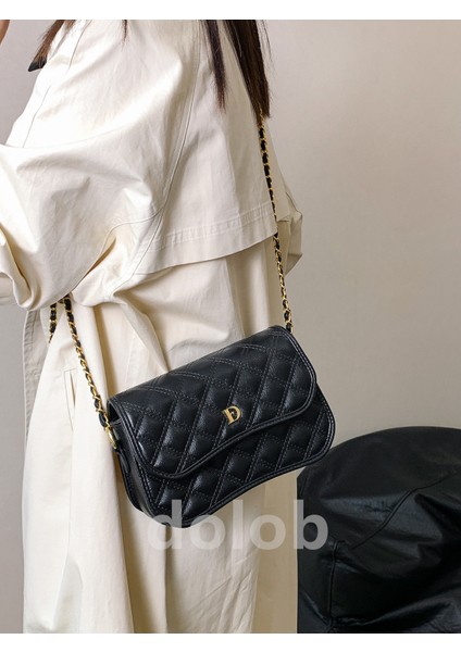 Xiaoxiang Tarzı Eşkenar Dörtgen Zincir Küçük Kare Çanta Kadınlar Için Sonbahar Yeni Moda Koltuk Altı Kadın Çantası Tek Omuz Crossbody Zincir Çanta (Yurt Dışından) indirimleri