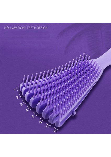 Mor 1 Adet Dolaşık Açıcı Fırça Kadın Dolaşık Açıcı Saç Fırçası Ahtapot Kıvırcık Saç Fırçası Şampuan Fırçası Sihirli Saç Fırçası Saç Derisi Masaj Saç Tarak (Yurt Dışından) fırsatları