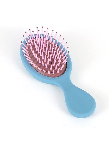 Sis Mavi Mini Kızlar Kuaförlük Tarak Kafa Derisi Masaj Saç Fırçası Kadın Islak Kıvırcık Detangle Saç Fırçası Salon Kuaförlük Şekillendirici Araçları (Yurt Dışından)