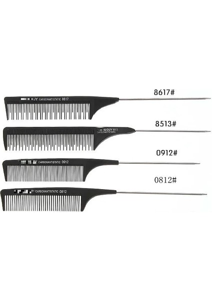 06940 30 Stil Anti-Statik Kuaförlük Taraklar Detangle Düz Berber Saç Fırçası Saç Kesme Tarağı Pro Salon Saç Bakımı Şekillendirici Aracı (Yurt Dışından)