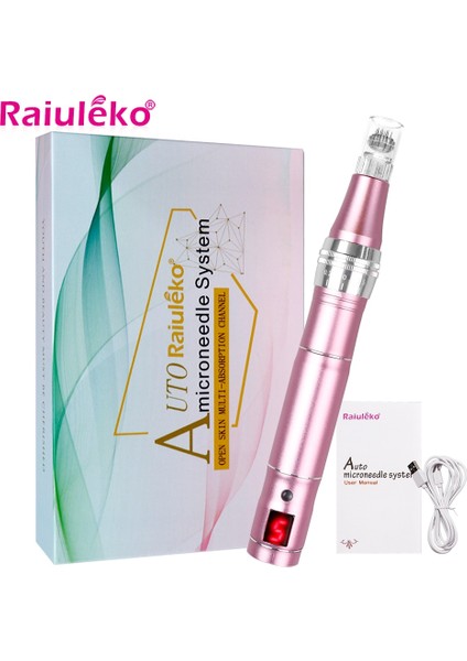 NANO10PCS Elektrikli Dermapen Ultima Dr.imp Kalem Kablosuz Mikro Iğneleme Kalemi Iğne Kartuş Ucu Pul Pul Gözenekleri Küçültmek Cilt Bakım Cihazı (Yurt Dışından)