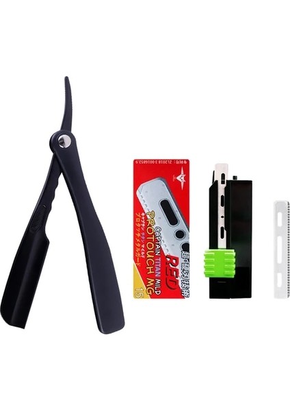 Jilet 2 Kırmızı Rıron Tüy Katlanır Jilet Tıraş Makinesi Tutucu Manuel Sakal Saç Kesimi Jilet Erkekler Için Yüz Temizleme (Yurt Dışından)