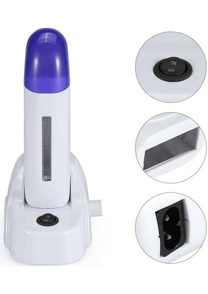 Beyaz Ingiltere Tak Tek 3 Tip Cilt Epilasyon Makinesi Kartuşu Balmumu Tüy Dökücü Rulo Kol Bacak Koltuk Altı Için Tahriş Edici Olmayan Vücut Epilasyon Makinesi (Yurt Dışından)