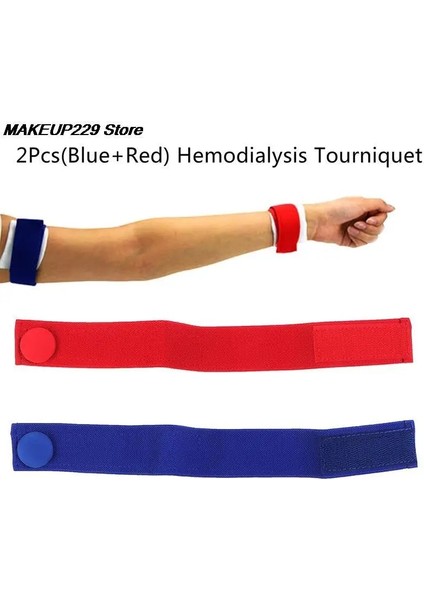 2 Adet Tıbbi Hemodiyaliz Turnike Hemşireliğe Özel Diyaliz Artı Esnek Venöz Hemostatik Toka Askısı (Yurt Dışından)