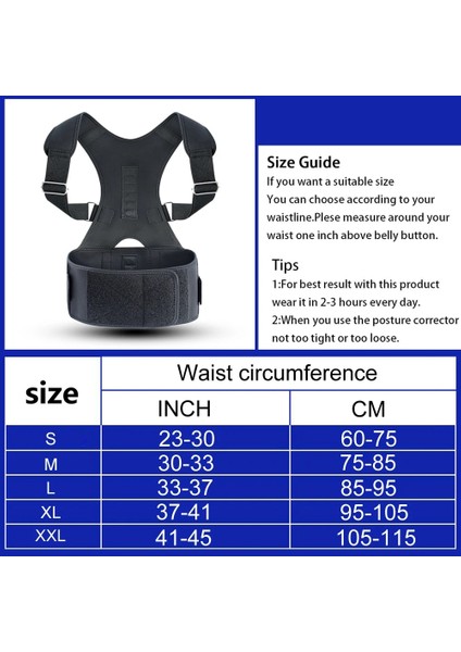 Siyah Xl Kadın Erkek Ortopedik Sırt Desteği Kemerler Manyetik Duruş Düzeltici Doğru Duruş Brace Düzeltici De Duruş 10 Mıknatıslar Korseler (Yurt Dışından) modelleri