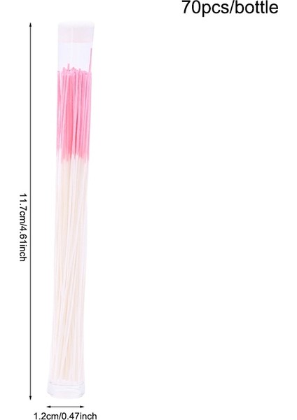 Mor 70 Adet Çok Renkli Kulak Temizleme Seti Çim Kağıt Ipi Kulak Deliği Sonrası Bakım Araçları Seti Tek Kullanımlık Küpe Delik Temizleyici (Yurt Dışından) modelleri
