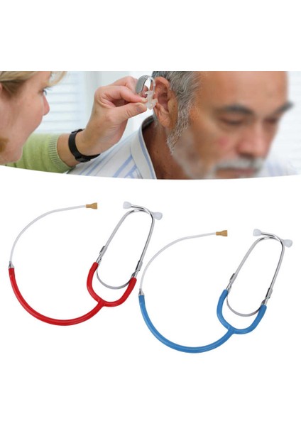 Kırmızı Ev Işitme Cihazı Stetoskop Ses Seviyesi Gürültü Algılama Binaural Kulaklık Seçme Testi Audiphones Stetoskop Işitme Cihazı Aksesuarı (Yurt Dışından) fiyatları
