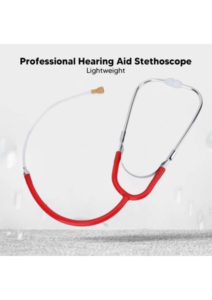 Kırmızı Ev Işitme Cihazı Stetoskop Ses Seviyesi Gürültü Algılama Binaural Kulaklık Seçme Testi Audiphones Stetoskop Işitme Cihazı Aksesuarı (Yurt Dışından) modelleri
