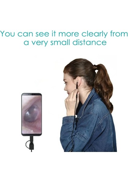Mavi 3 In 1 Kulak Temizleme Endoskop Yüksek Çözünürlüklü Görsel Earpick Kulak Kaşık Mini Kamera Kulak Temizleyici Sağlık USB Aracı Tıbbi Ev (Yurt Dışından) fırsatları
