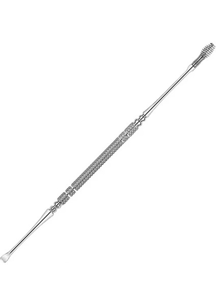 Gümüş 1 Adet Spiral Masaj Kulak Temizleme Çubuğu 360 Spiral Kulak Kiri Çıkarıcı Kulak Kanalı Temizleyici Paslanmaz Çelik Esnek Tasarım Kulak Bakımı Araçları (Yurt Dışından)