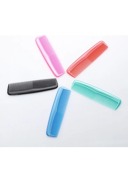Koyu Mavi Mini Plastik Tarak Küçük Saç Tarak Kalın ve Ince Dişler ile Taşınabilir Tarak Otel Berber Aksesuarları Kadın Saç Araçları (Yurt Dışından)