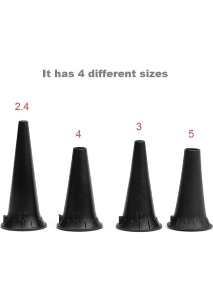 10 Adet 2.4mm Boyutu Tıbbi Yeniden Kullanılabilir Yetişkin Çocuk Tek Kullanımlık Spekulum Kulaklık Otoskop Aksesuarı Kulak Ucu Huni Memesi Spekulum Koni Değiştirme (Yurt Dışından) modelleri