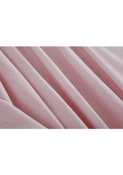 Colourful Fitted Çarşaf Tek King Size - Pudra