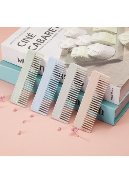 Açık Gri Yeni Sevimli Plastik Tarak Küçük Taşınabilir Mini Güzellik Tarak Seyahat Taşıması Kolay Küçük Tarak Saç Araçları Güzellik Araçları Berber (Yurt Dışından) modelleri