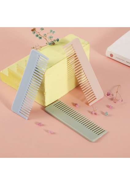 Açık Gri Yeni Sevimli Plastik Tarak Küçük Taşınabilir Mini Güzellik Tarak Seyahat Taşıması Kolay Küçük Tarak Saç Araçları Güzellik Araçları Berber (Yurt Dışından) indirimleri