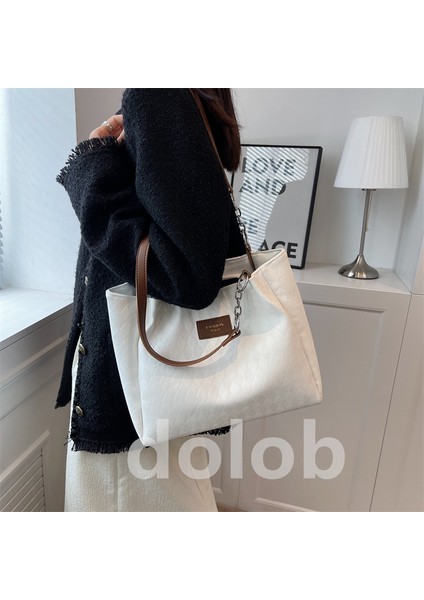 Büyük Kapasiteli Çanta Kadın Çantası 2023 Yeni Bahar High-End Anlamda Niş Sınıf Işe Gidip Gelme Çantası Tüm Maç Tek Omuzlu Tote Çanta (Yurt Dışından) indirimleri