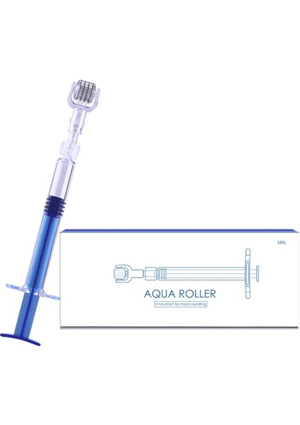 WHITE0.25MM Mikro 72 Iğneler Derma Aqua Rulo Ampuller Şırınga Mikro Iğneleme 3 ml Hydra Serum Aplikatör (Yurt Dışından)