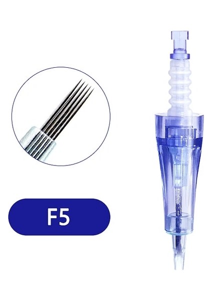 10 Adet F5 10/50/100 Adet Derma Aracı Süngü Iğneler Kartuşu A6 Nano/9 Pin/12 Pin/36 Pin/42 Pin Mikro Cilt Iğneleme Yedek Kafa (Yurt Dışından)