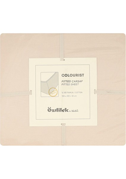 Colourist Tek Kişilik Lastikli Fitted Çarşaf 100X200+30
